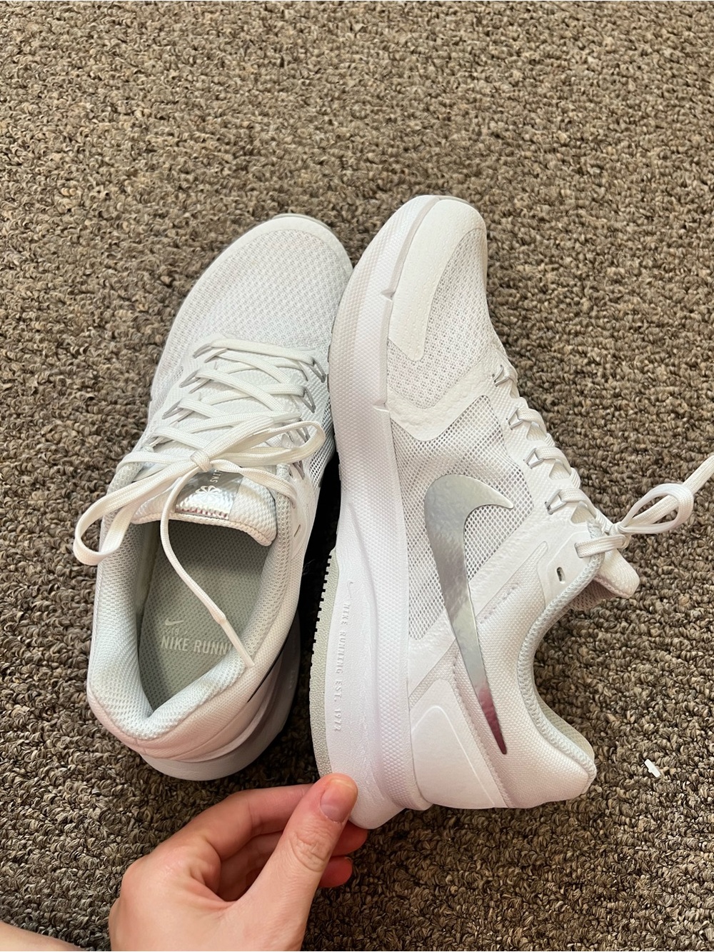 Nike Run Swift 3 White Running Shoes